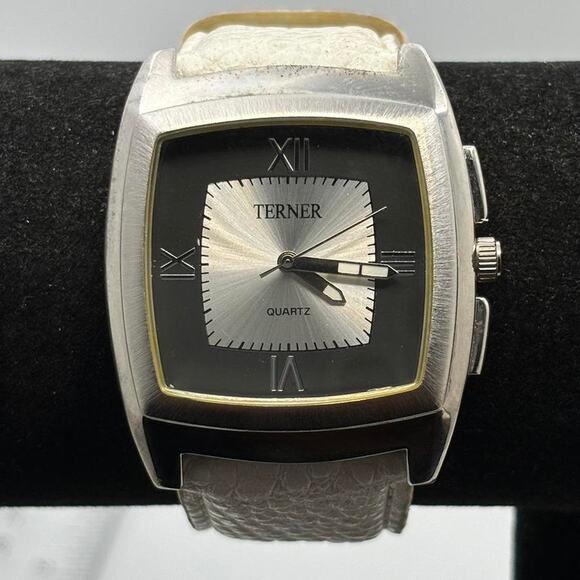 Silver mens terner watch - Picture 1 of 4